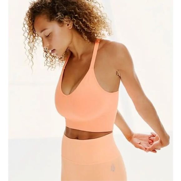 Free People Other - Free People Movement Good Karma Crop Top in Peach Horizon Size XS/S